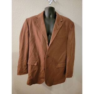 Claudio morelli brown suit blazer size large